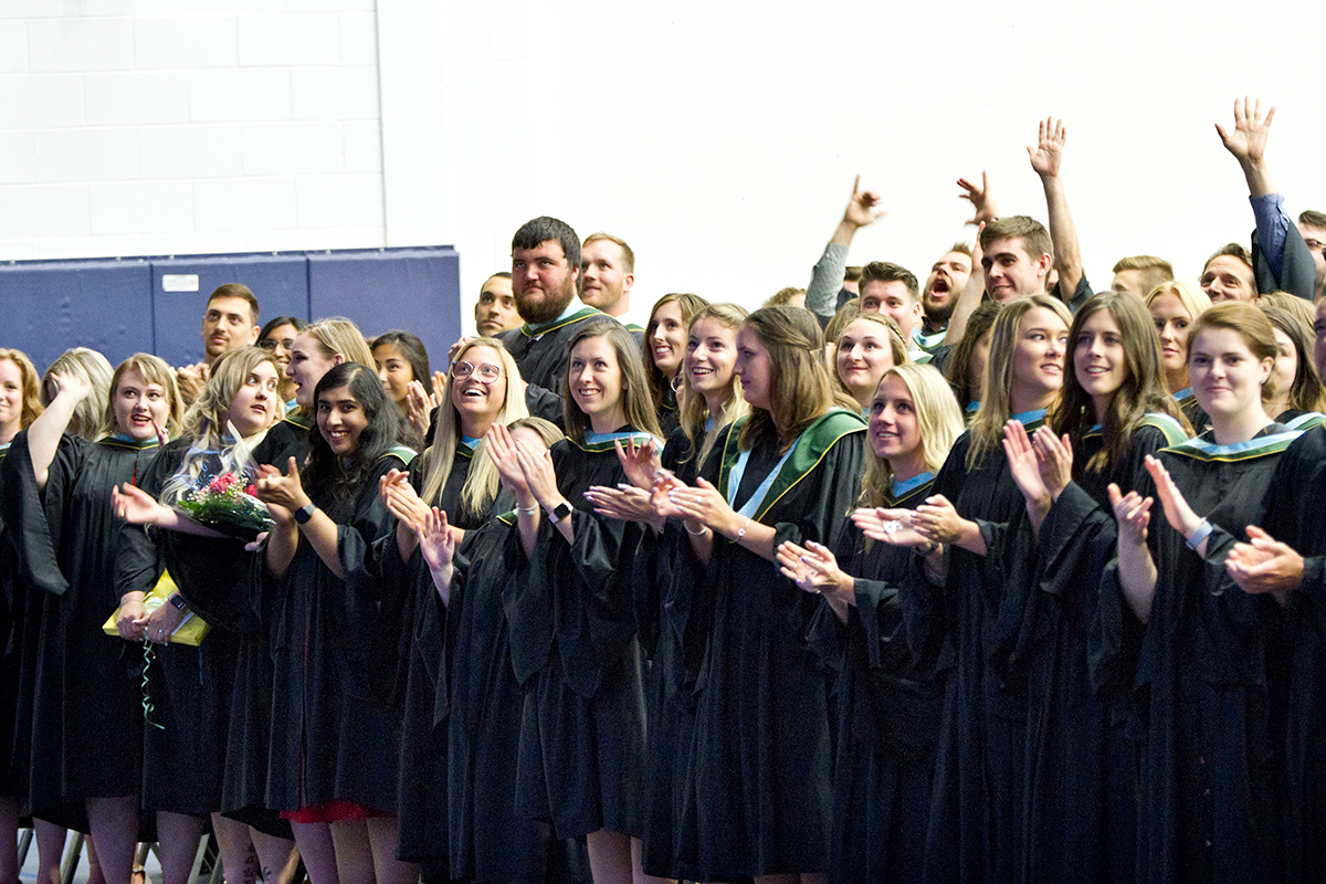 2019 Graduates cheering