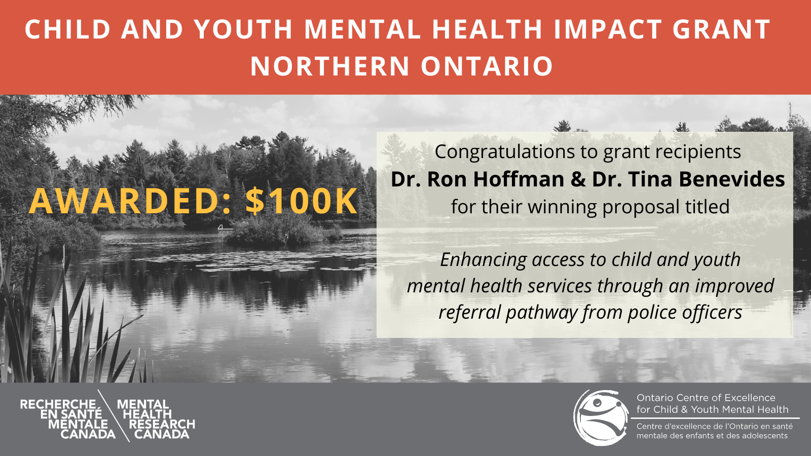 Child & Youth Mental Health Impact Grant graphic