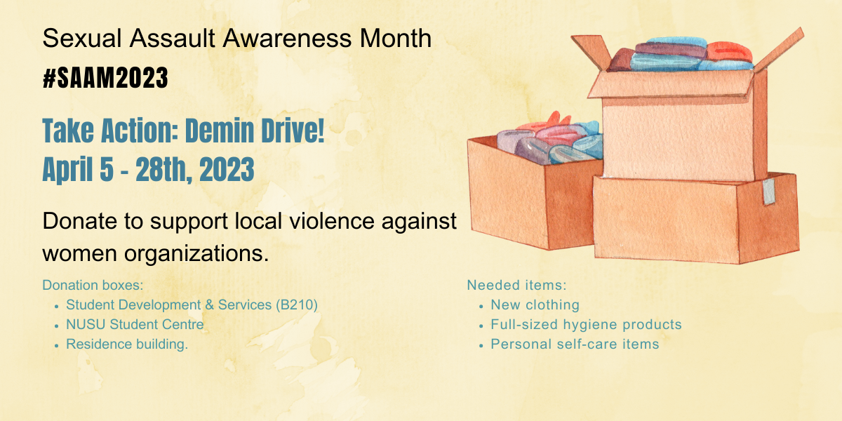 Donate to violence against women organizations in our community