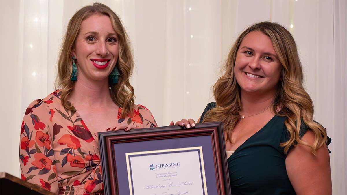 Paige Trudeau-Shemilt Philanthropy Alumni Award winner