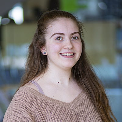 Photo of student leader Amber St-Jean