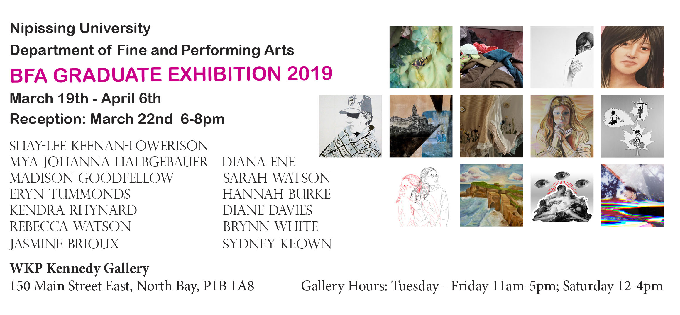 BFA 2019 Exhibition Postcard