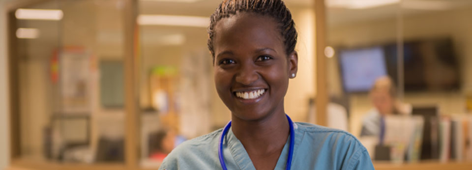 nursing student on placement 