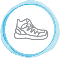 Day Camps Icon of a Shoe