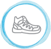 Icon of a shoe
