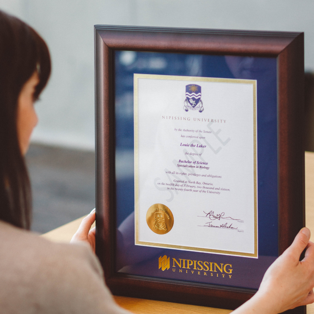 Nipissing University Degree Frame