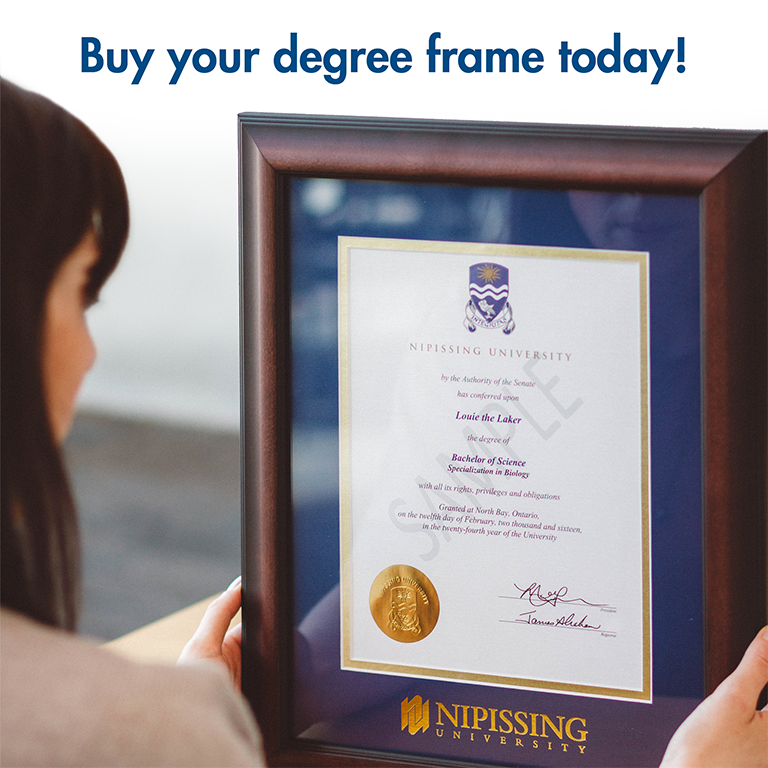Buy your degree frame today!