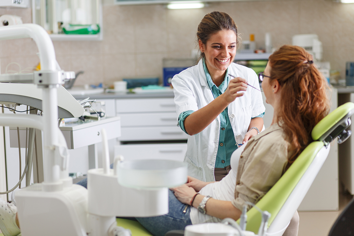 Dentist with Patient