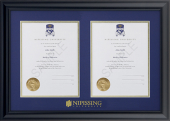 Double Briarwood degree frame (black)