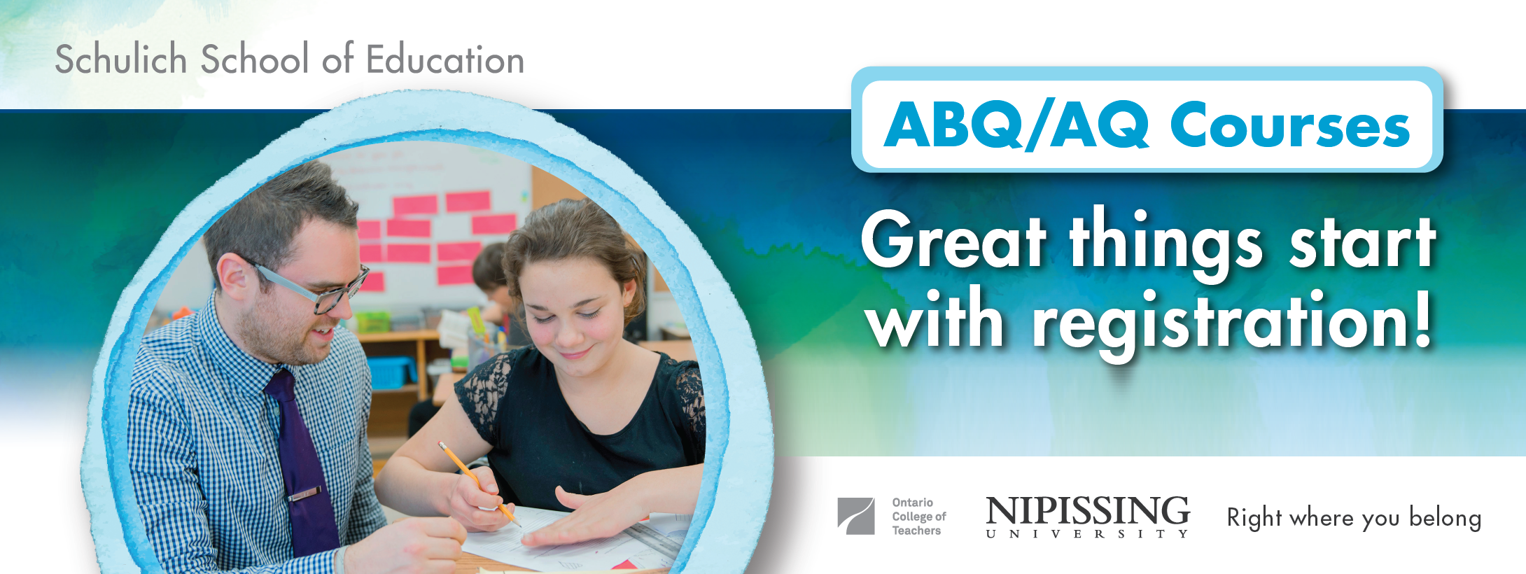 Great things start with registration