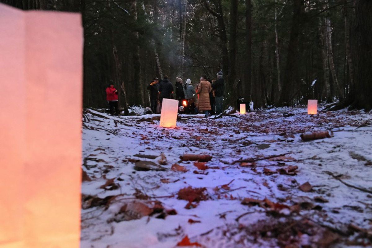 Homecoming 2022 Luminary Walk