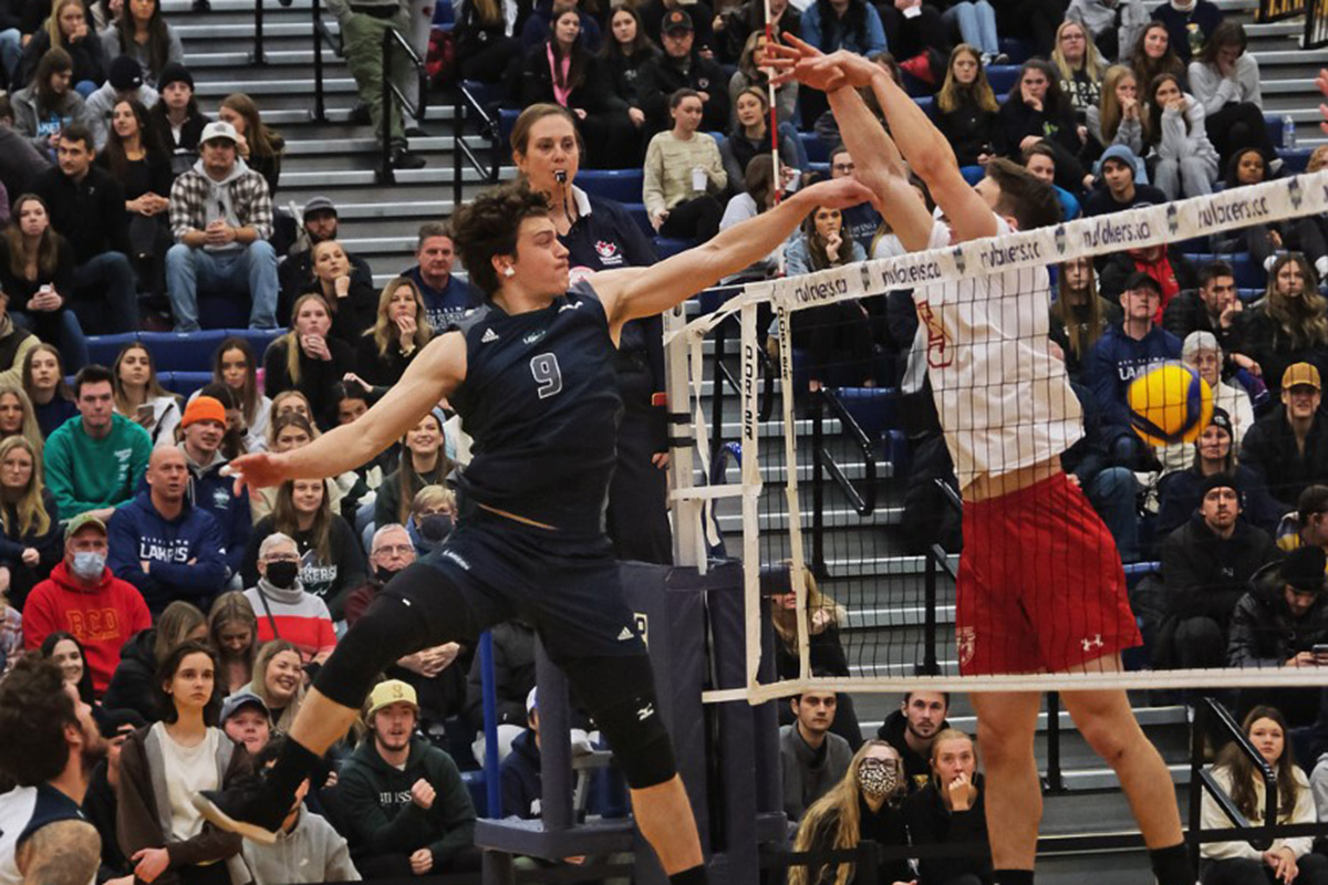 Men's Volleyball action
