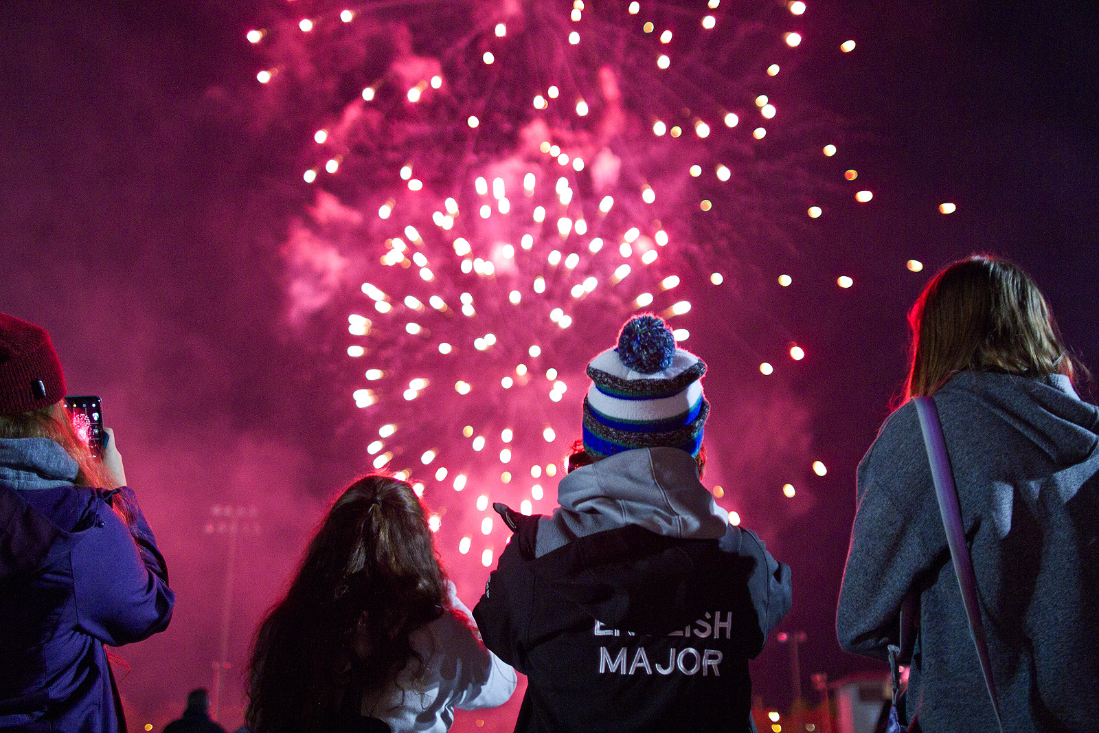 Homecoming fireworks