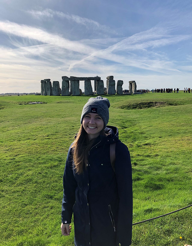 Kristen Straus at Stonehenge