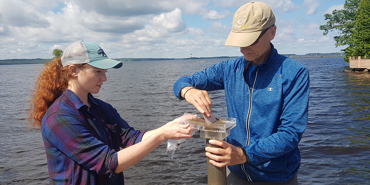 lake core sampling