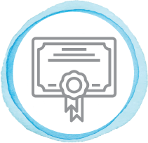 micro-credentials icon of a certificate
