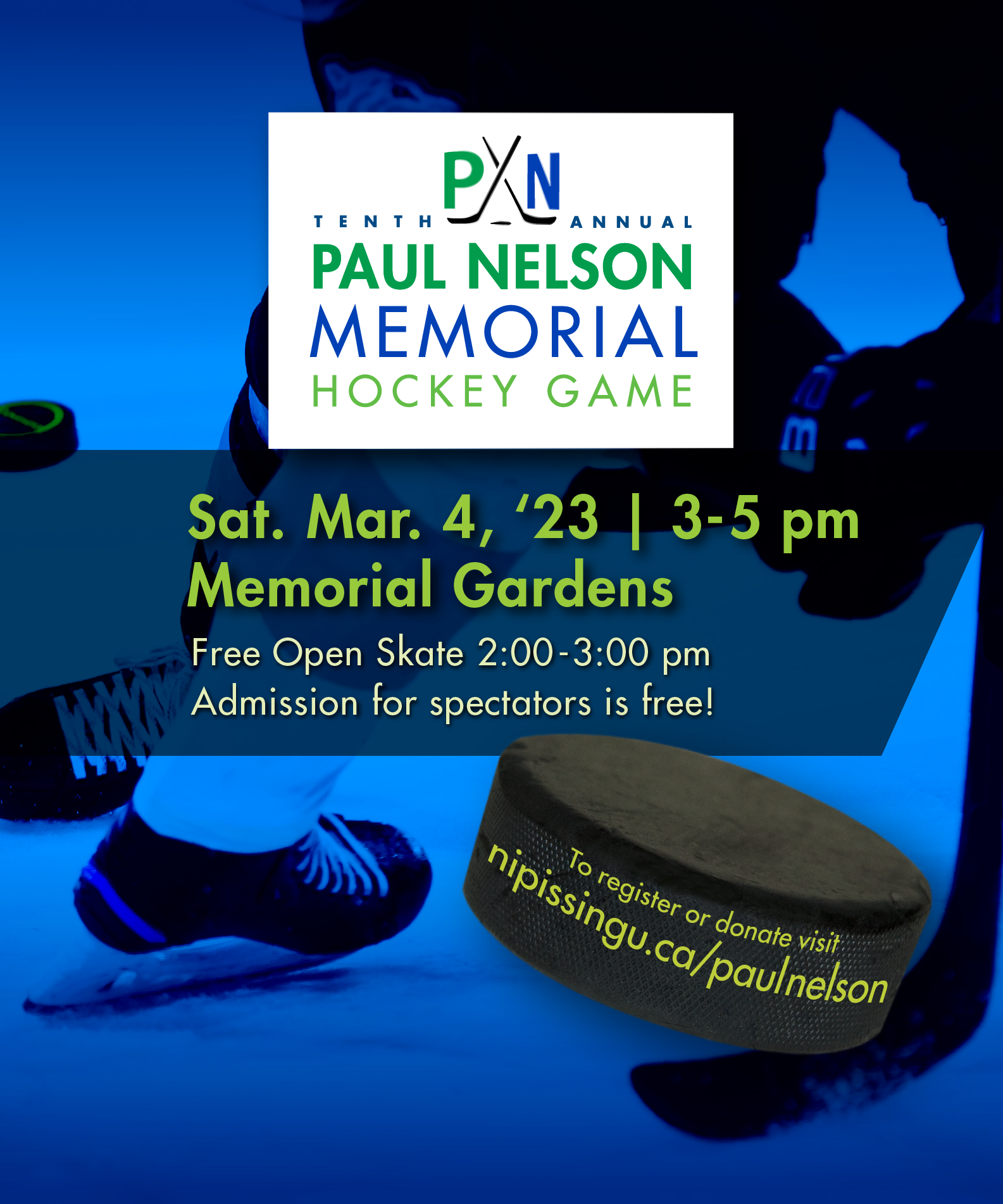 Paul Nelson Memorial Hockey Game