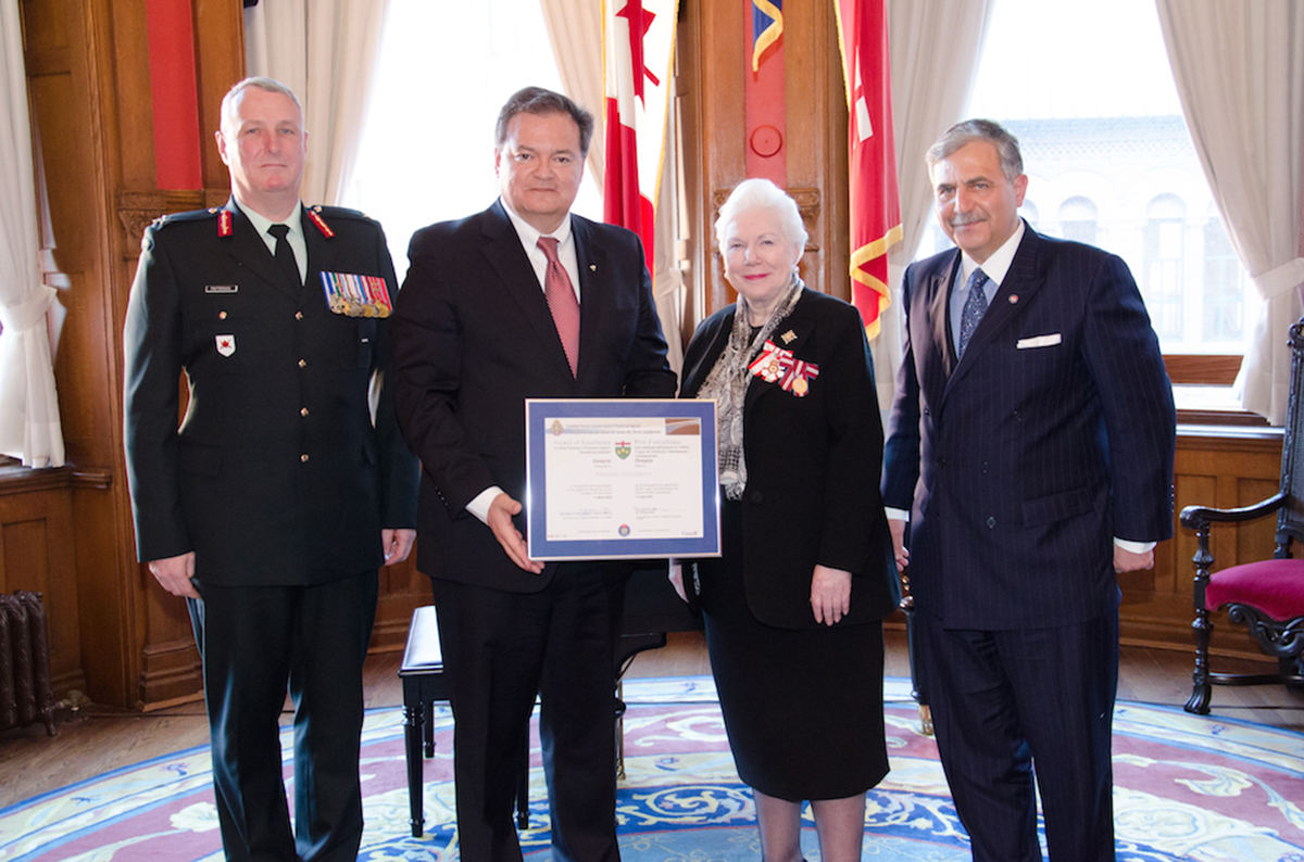 NU Armed Forces Award