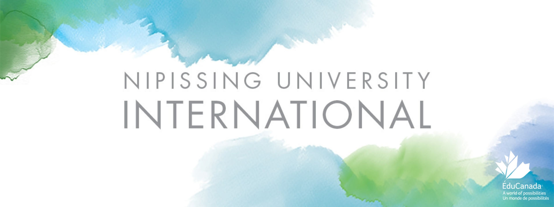 Nipissing University International text on watercolour