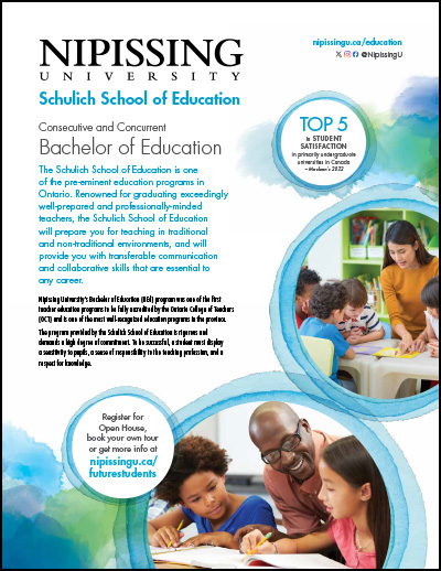 Link to Schulich School of Education Information Page