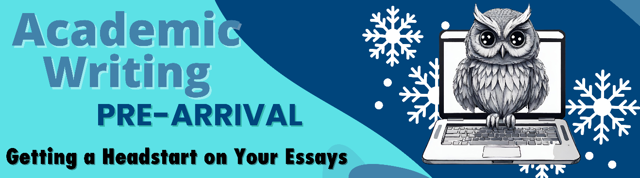 Academic Writing Pre-Arrival Jan 24