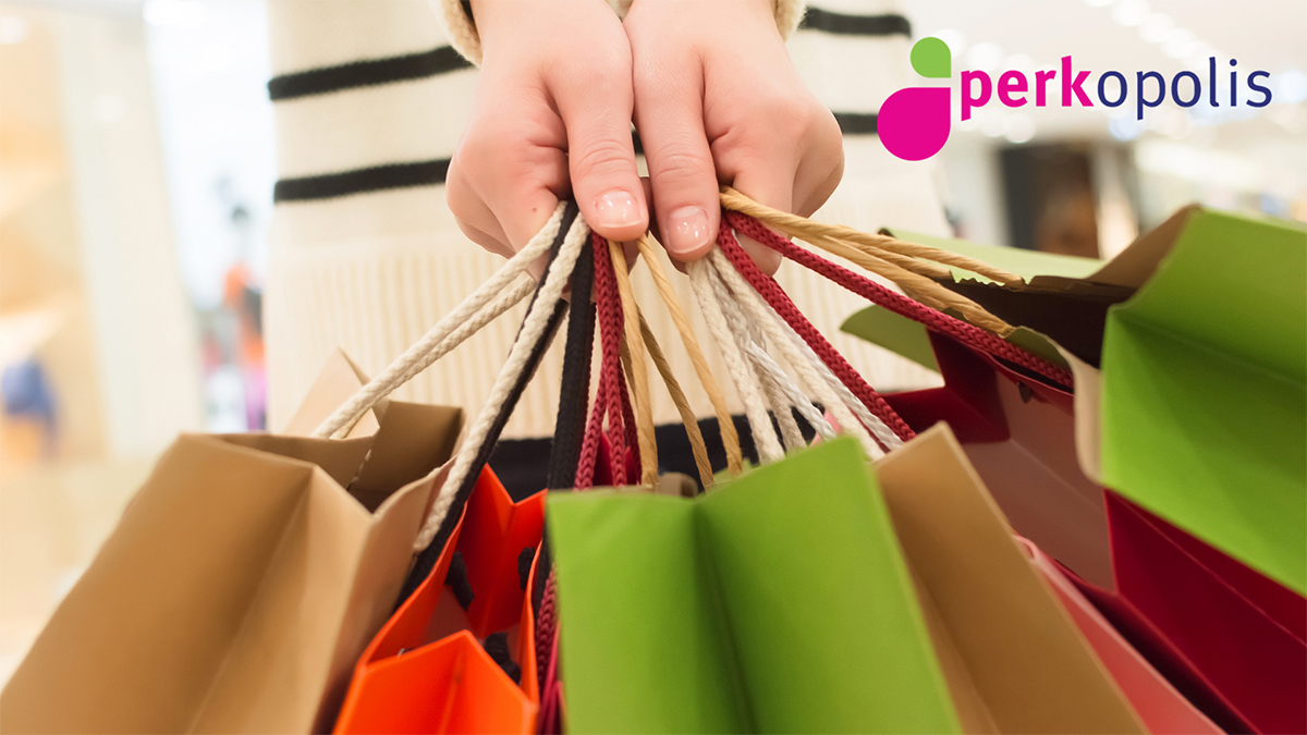 Perkopolis banner shopping bags