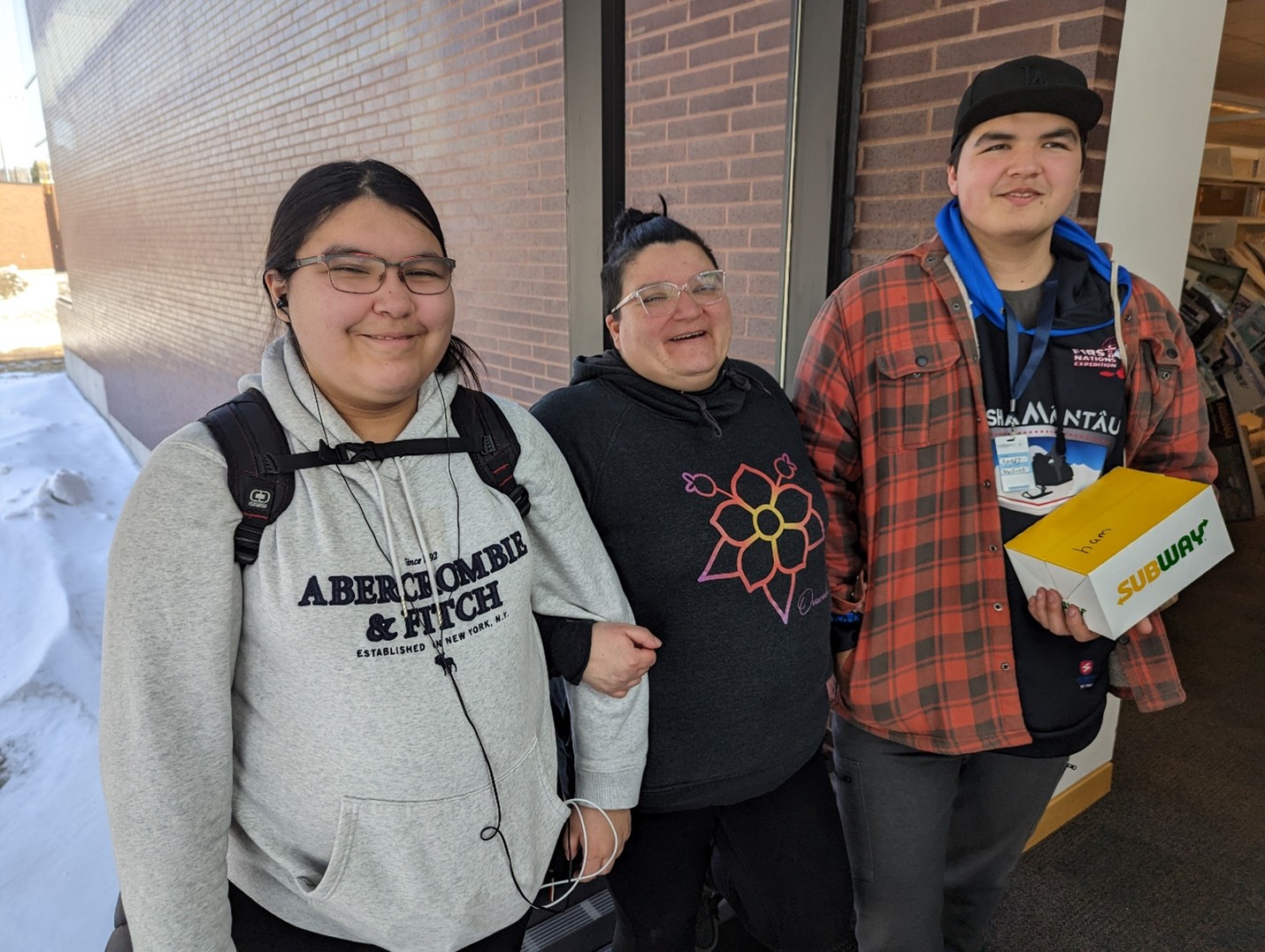 INDG 2907 Indigenous Philosophy – Bimaadsiwin: The class in the Winter 2023 semester created a storybook walk that has been on display in the Library. The students got together to create art that expresses different Indigenous values.