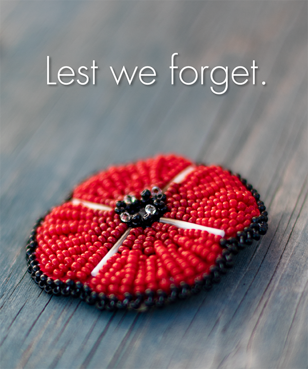 Remembrance Day - Lest We Forget