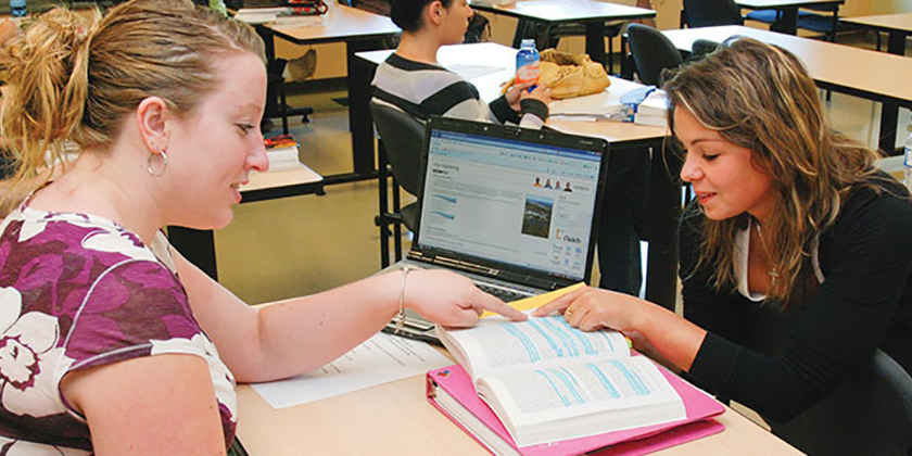 a student in a skills development workshop
