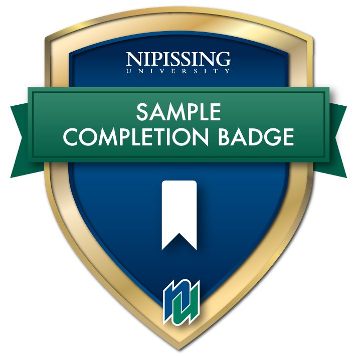 Sample Completion Badge