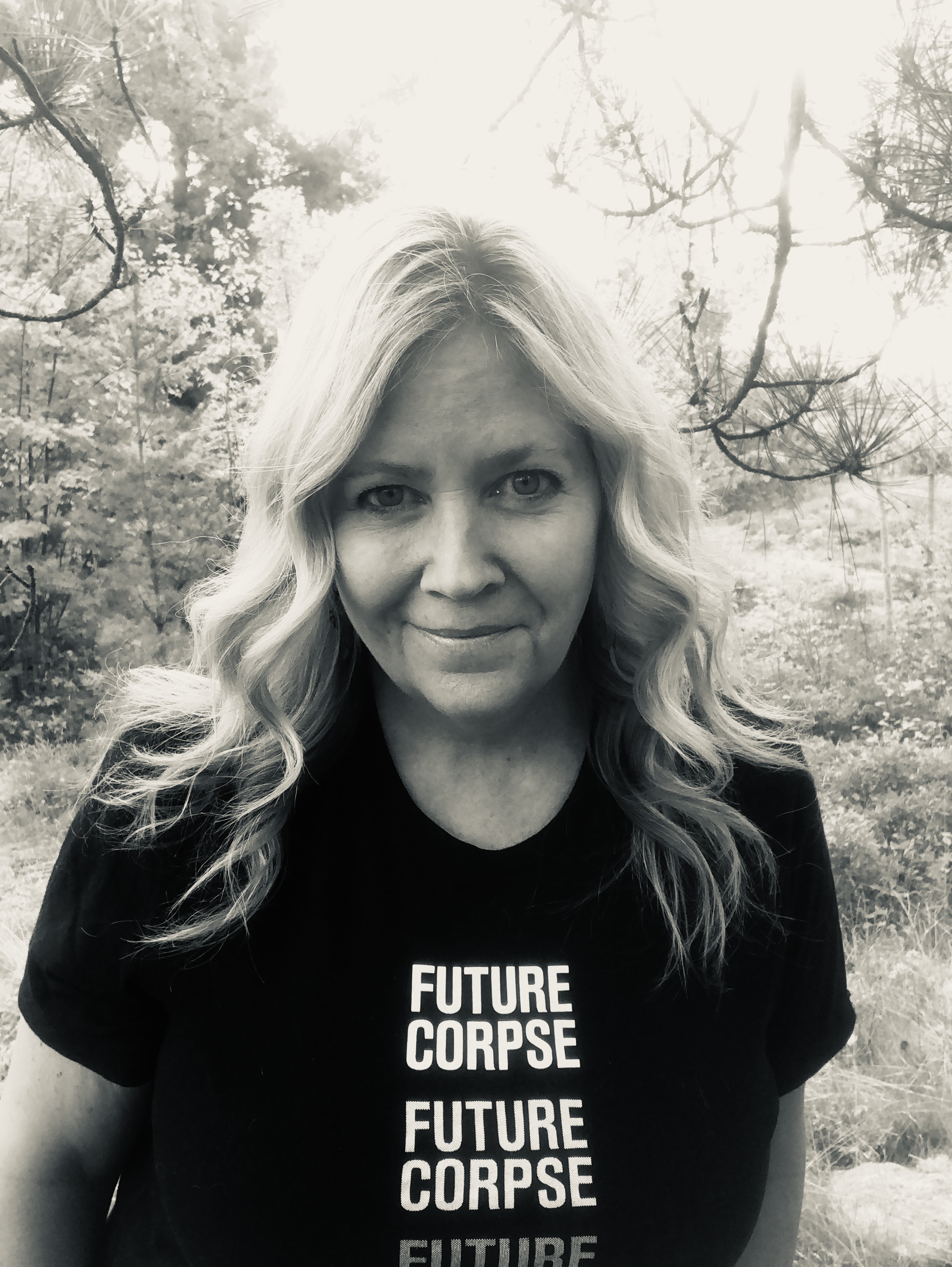 Black and white photo of Dr. Susan Srigley