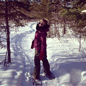 Master of environmental science student Tegan McWhirter