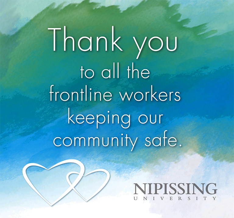 Thank you to frontline workers