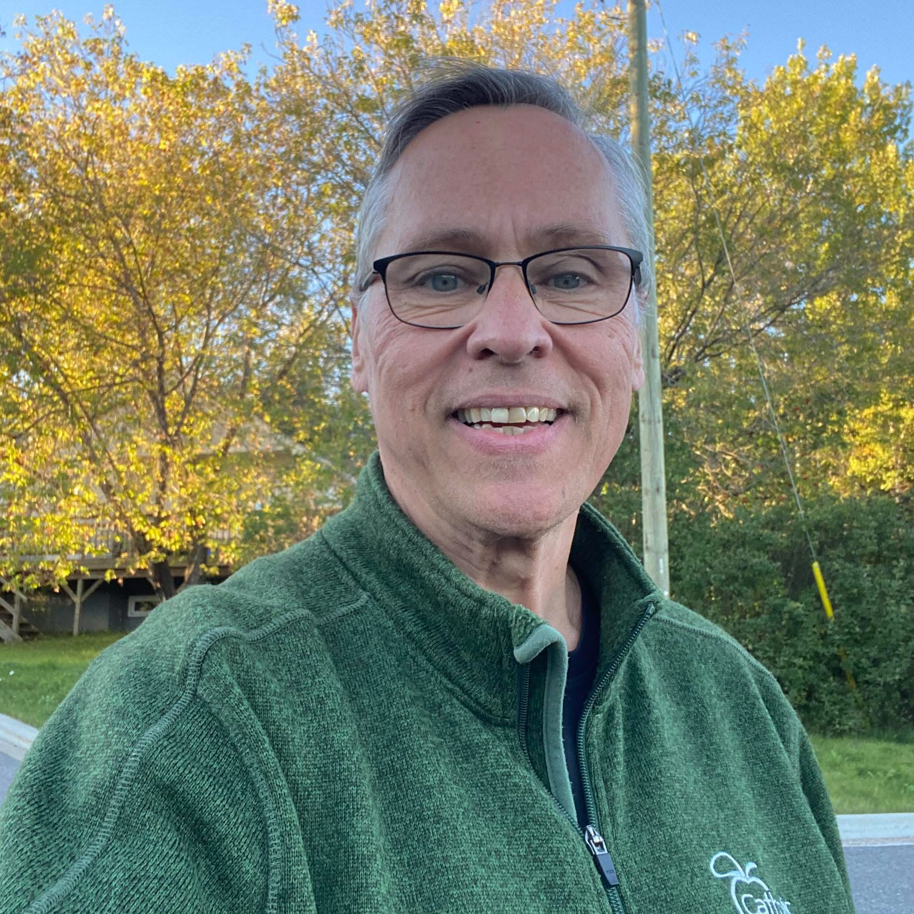 Thomas Doherty picture in front of nature background