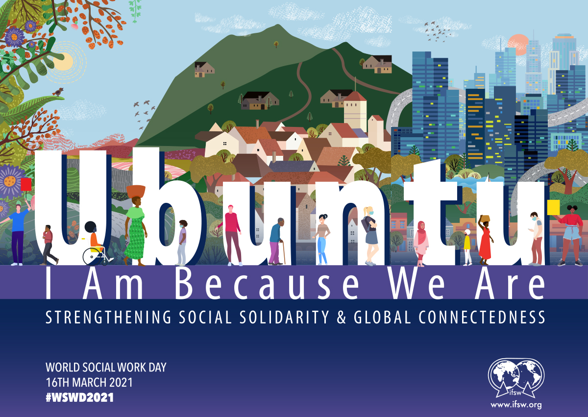 World Social Work Day 2021 poster Ubuntu