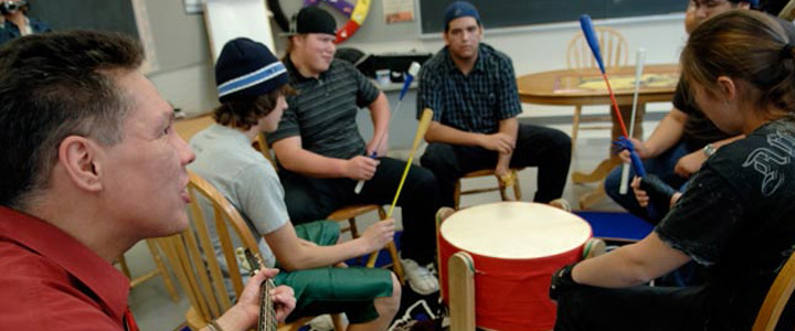 Nbisiing Secondary School and the university's Community Service-Learning Program