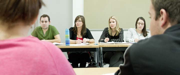 students in a classroom