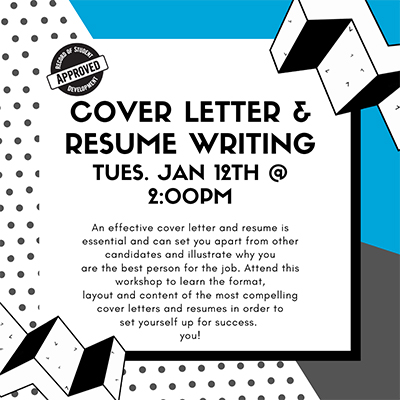 Cover Letter and Resume Writing #1