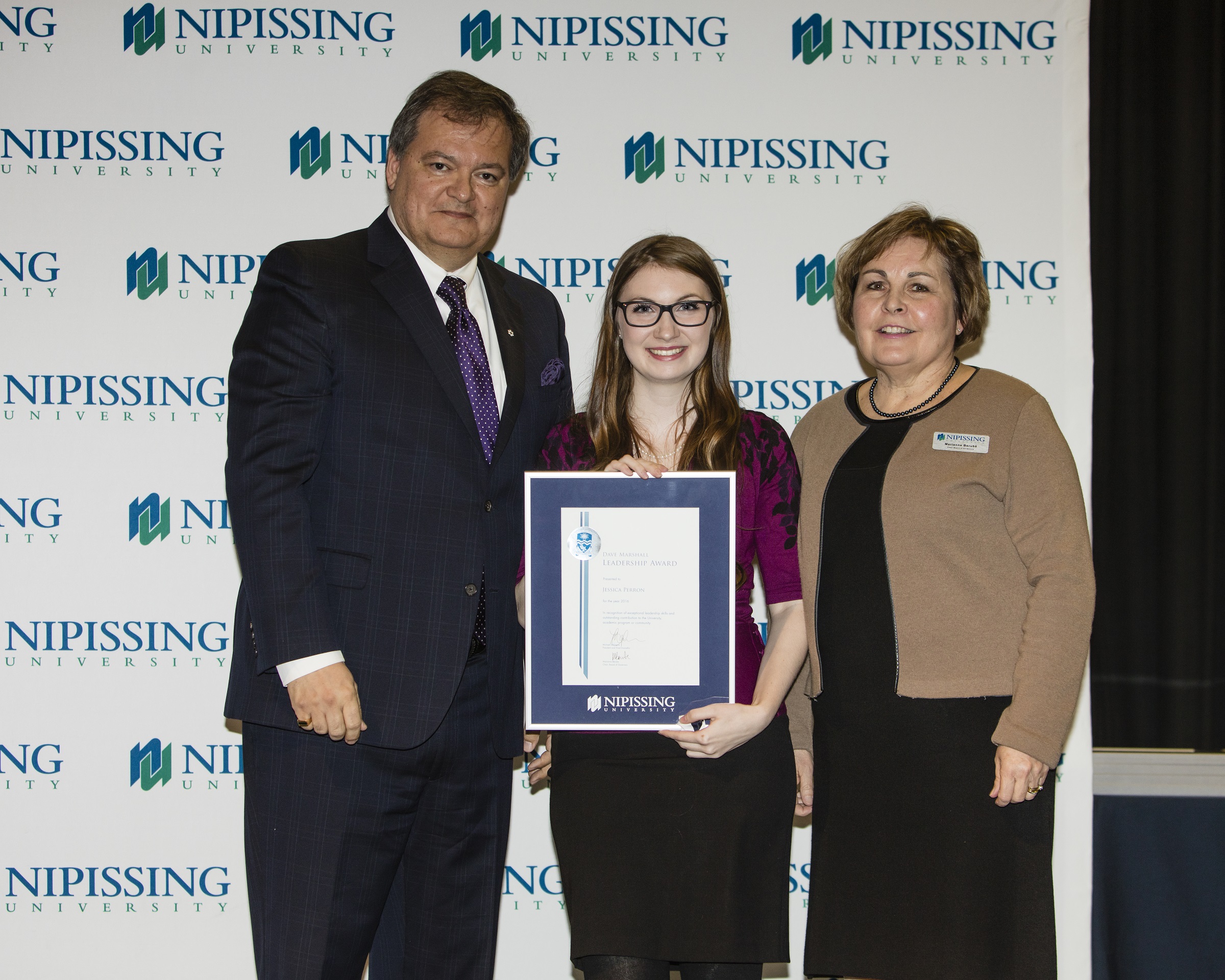 David Marshall Leadership Award presentation 2016