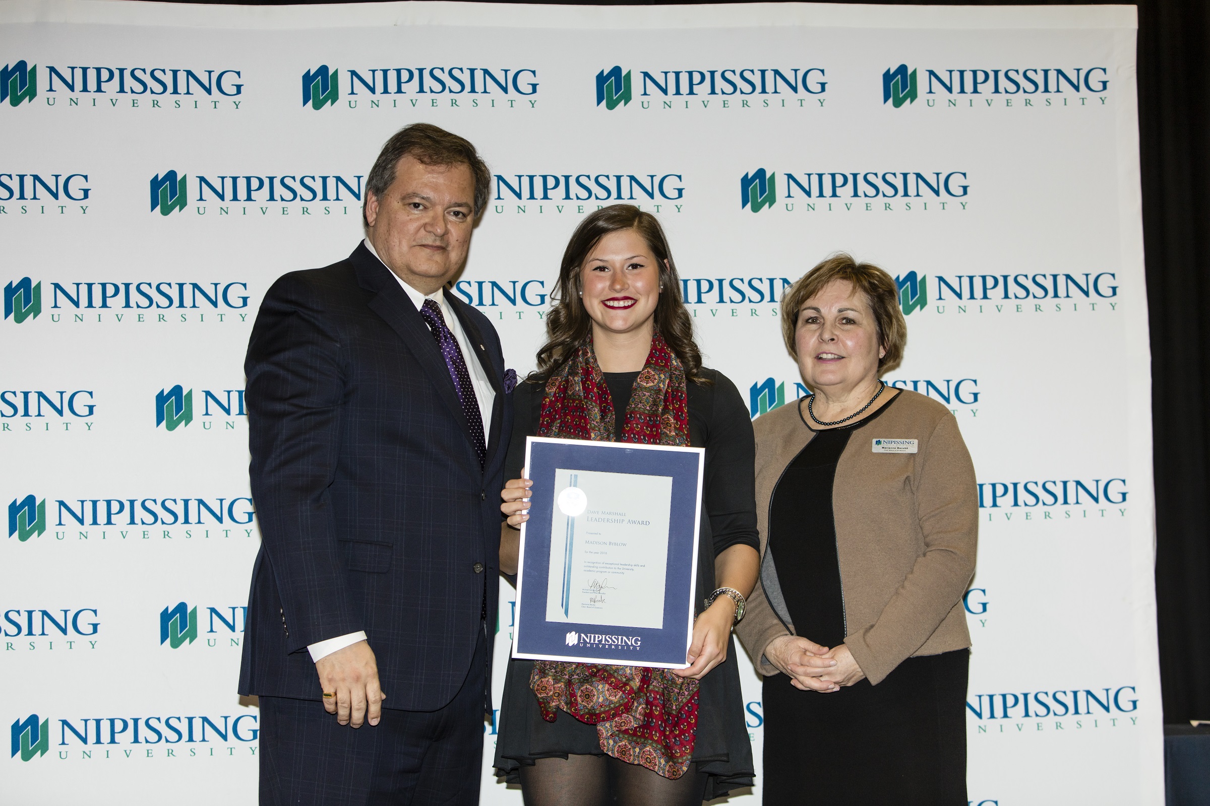David Marshall Leadership Award presentation 2016