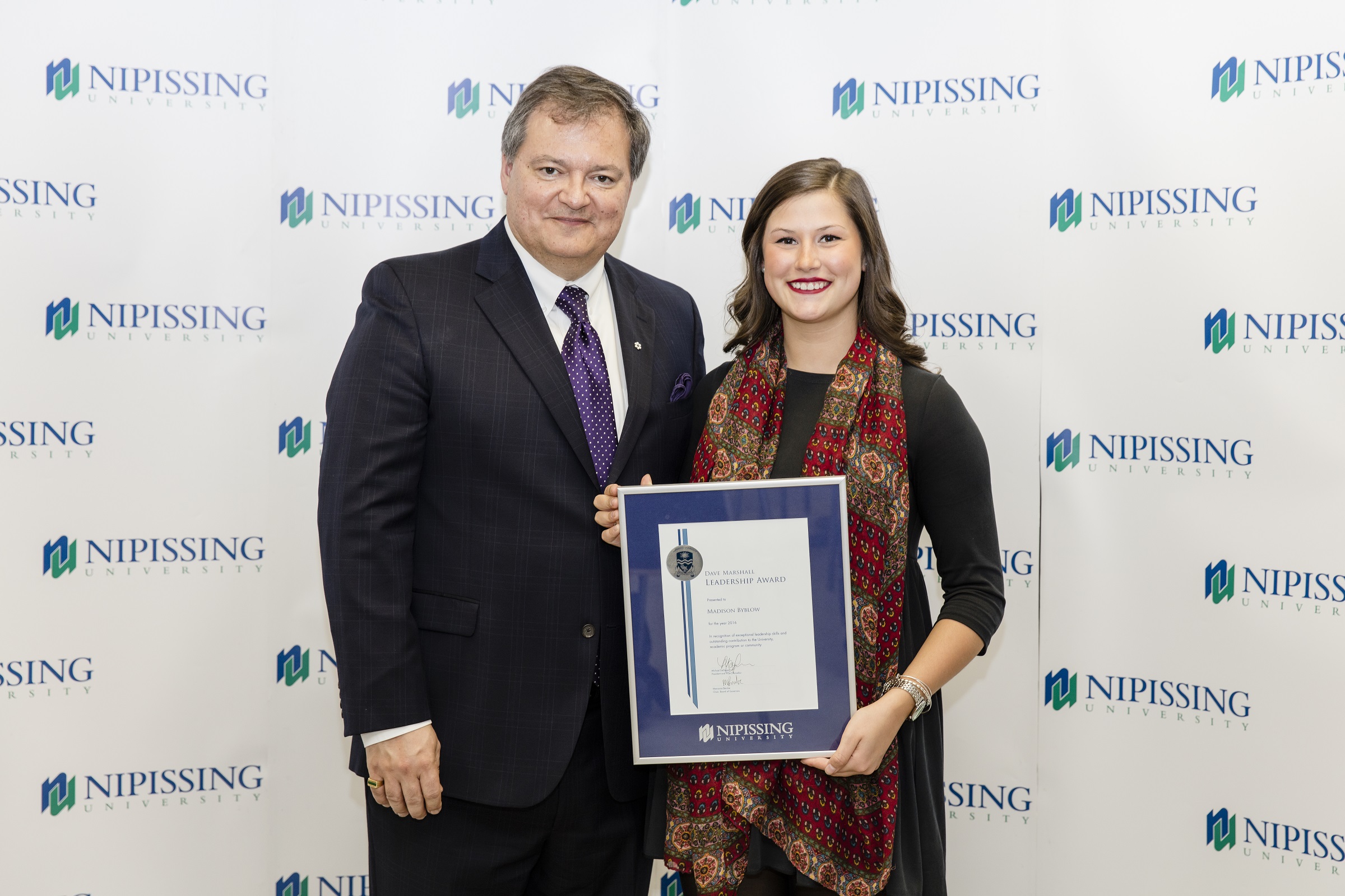 David Marshall Leadership Award reception 2016