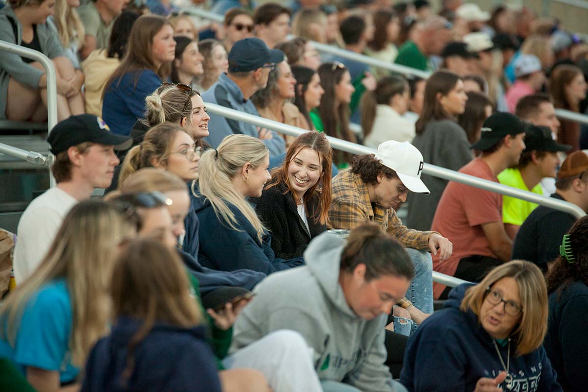 Men's Lacrosse crowd