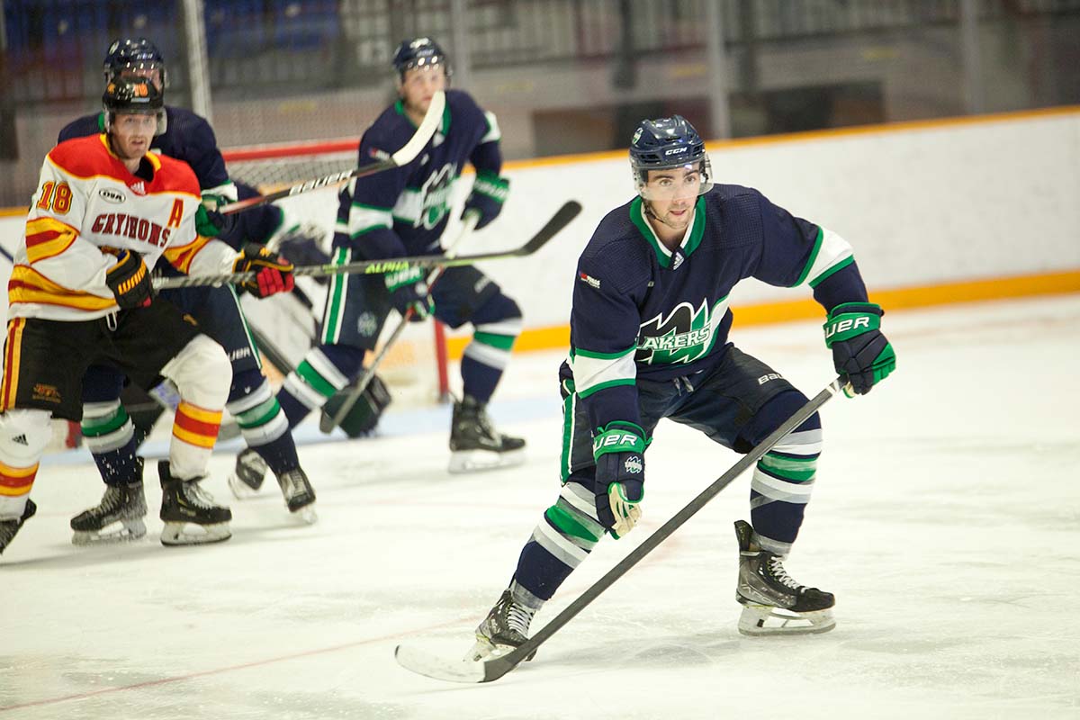 Men's Hockey action