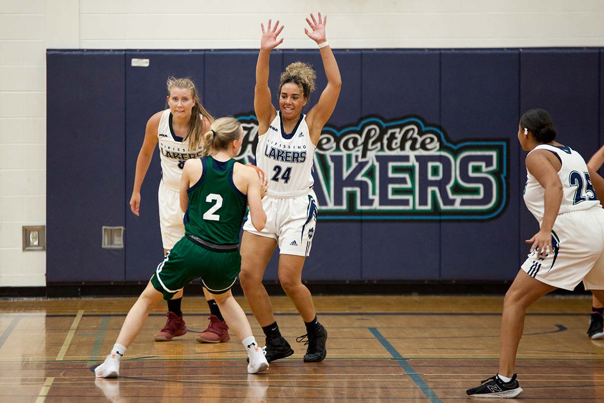 Women's Basketball action