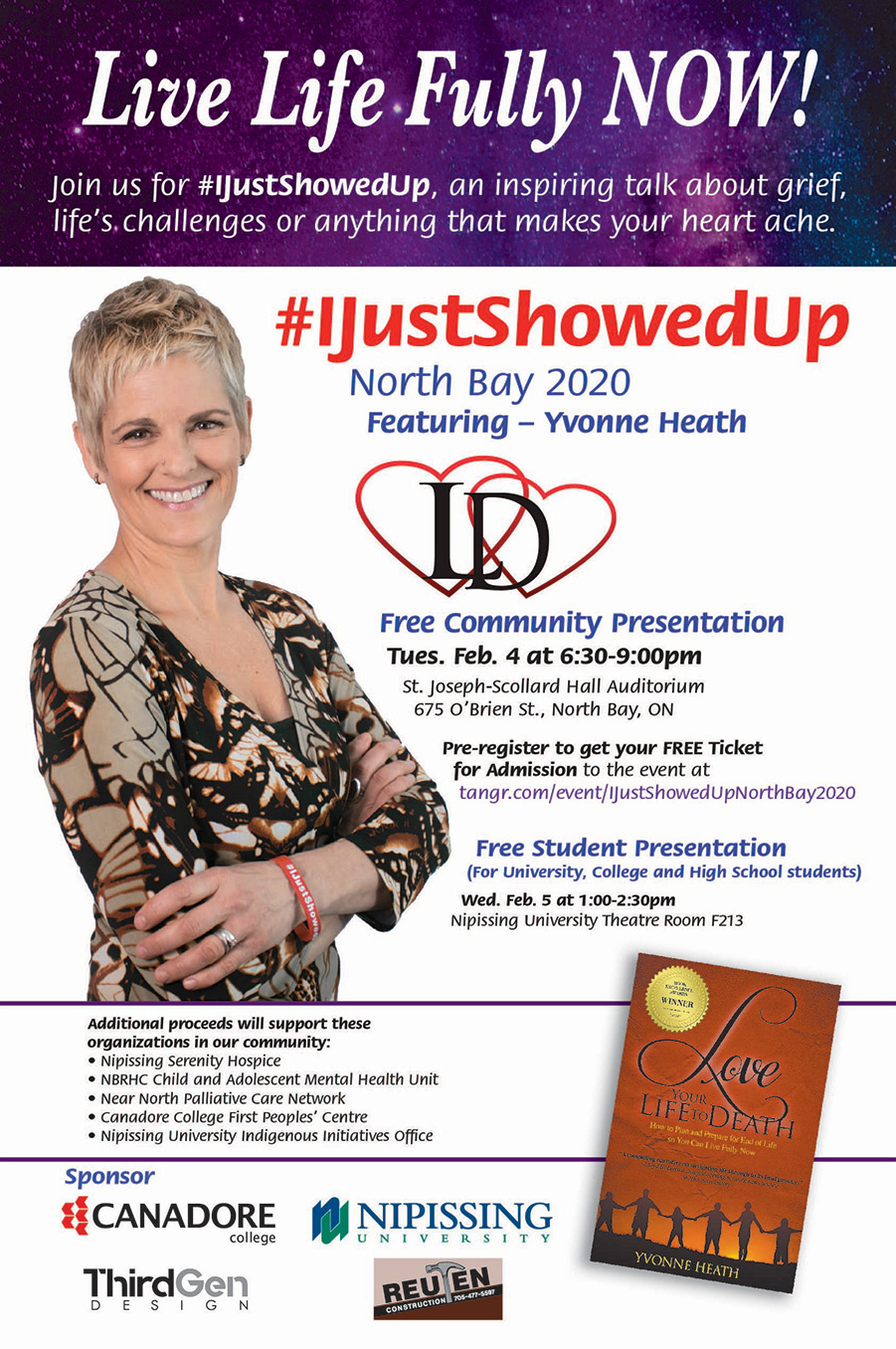 I just showed up poster