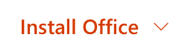 MS 365 install office button