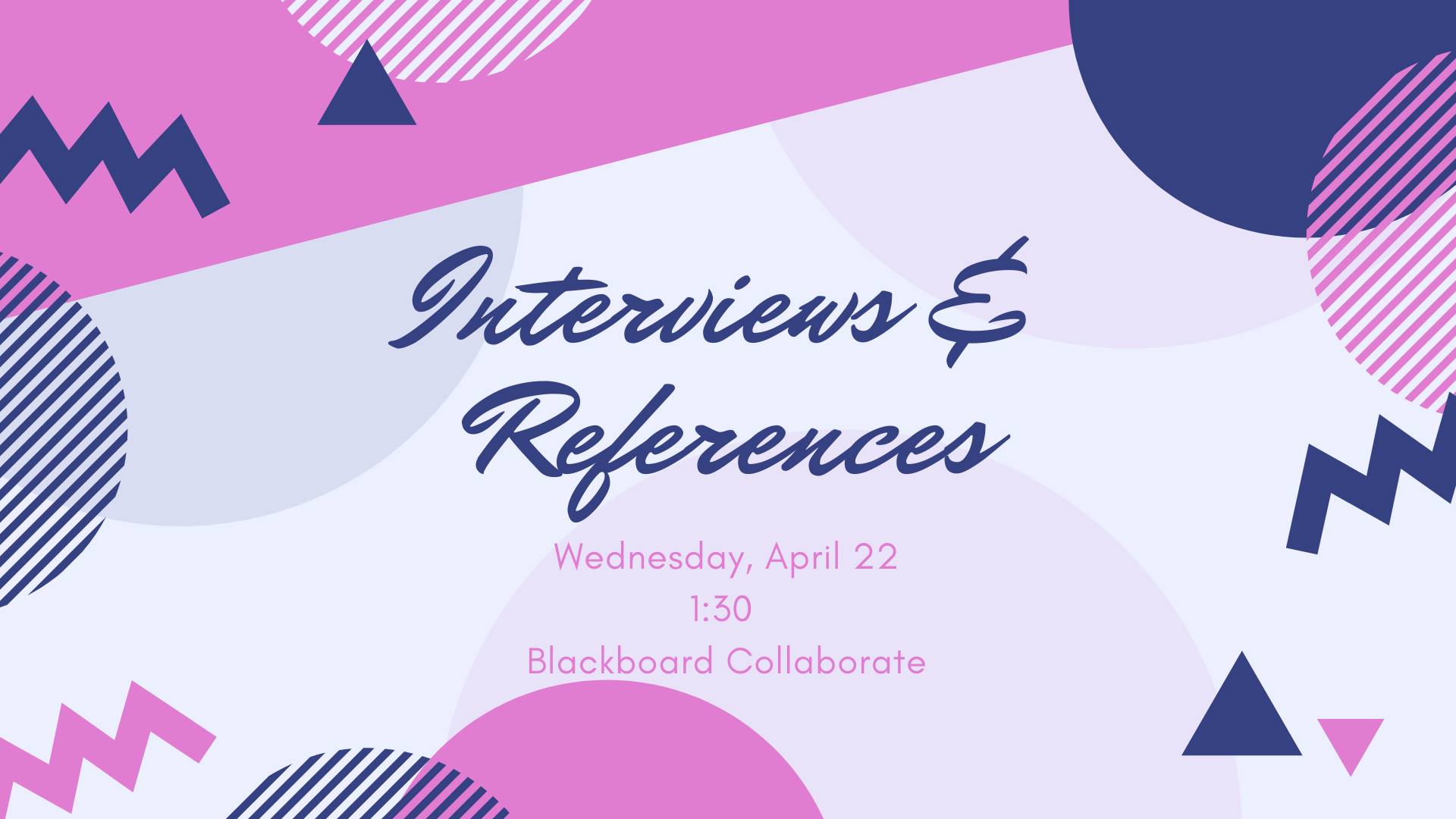 A How-To Guide to References and Interviews