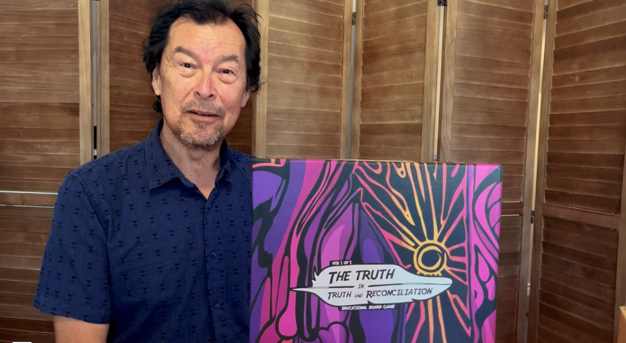 Jambes Corbiere with The Truth in Truth and Reconciliation Boardgame