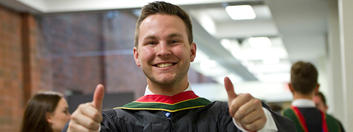 excited grad