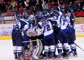 Photo of hockey game